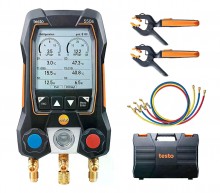 Цифровой манометрический коллектор Testo 550s комплект 3 в кейсе c шлангами